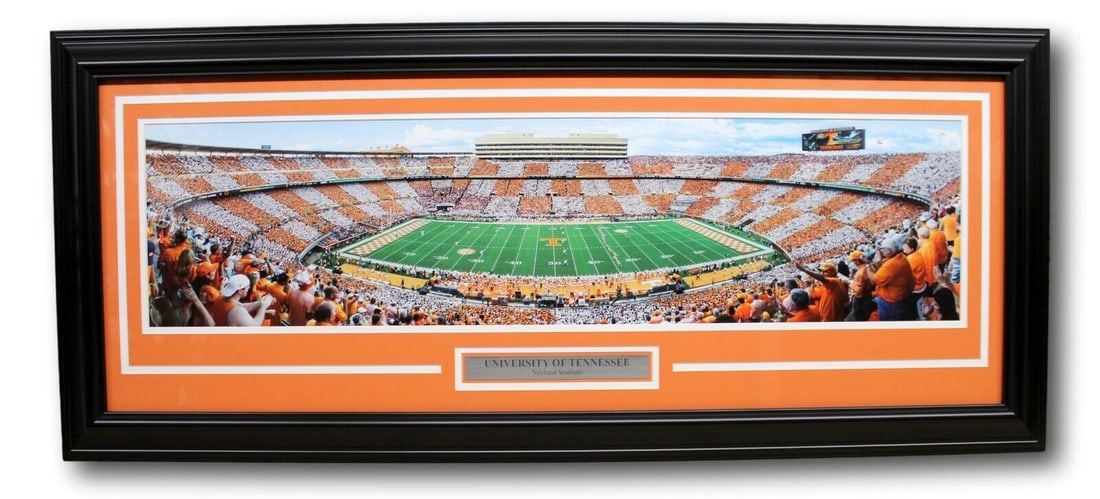 Framed Tennessee Volunteers Neyland Stadium Picture: Framed Tennessee Volunteers Neyland Stadium Picture This stunning framed picture captures a panoramic view of Neyland Stadium, home of the Tennessee Volunteers football team. Ideal for sports enthusia