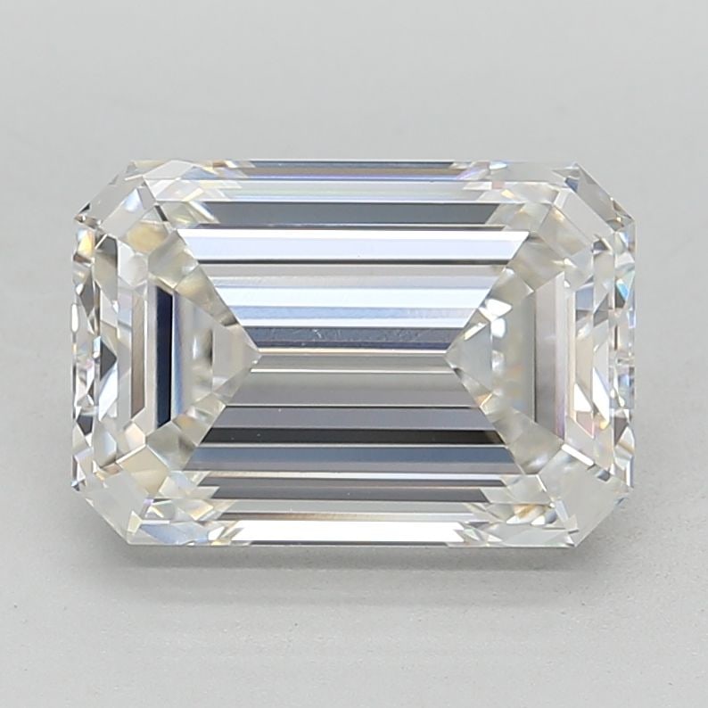 Loose Diamond - EMERALD 5.15ct G VVS2: Loose Diamond - EMERALD 5.15ct G VVS2 Source: This is a real non-mined Diamond that has been grown in a lab Shape: EMERALD Carats: 5.15 Color: G Clarity: VVS2 Polish: EX Cut: - Symmetry: EX Certificat