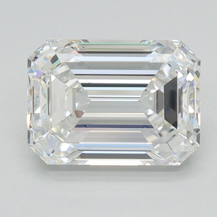 Loose Diamond - EMERALD 1.51ct E VVS2: Loose Diamond - EMERALD 1.51ct E VVS2 Source: This is a real non-mined Diamond that has been grown in a lab Shape: EMERALD Carats: 1.51 Color: E Clarity: VVS2 Polish: EX Cut: EX Symmetry: EX Certifica