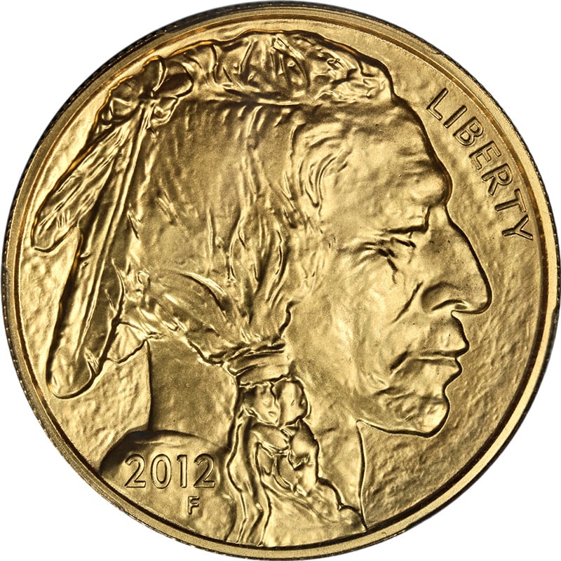 2012 Buffalo Gold $50 Coin PCGS MS69 First Strike Black Diamond Label: 2012 Buffalo Gold $50 Coin PCGS MS69 First Strike Black Diamond Label This 2012 Buffalo Gold $50 coin is certified by PCGS with a grade of MS69. It features a unique Black Diamond label, ensuring its