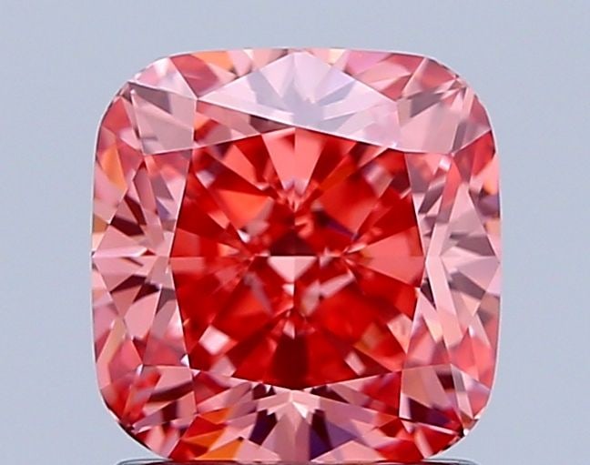 Loose Diamond - CUSHION BRILLIANT 1.5ct Fancy Vivid Pink VVS2: Loose Diamond - CUSHION BRILLIANT 1.5ct Fancy Vivid Pink VVS2 Source: This is a real non-mined Diamond that has been grown in a lab Shape: CUSHION BRILLIANT Carats: 1.5 Color: Fancy Vivid Pink Certifi