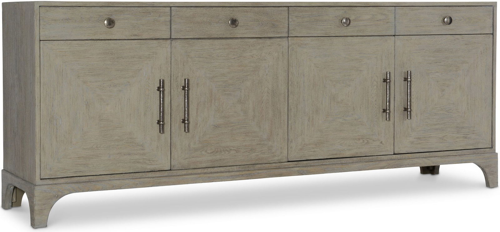 Albion Entertainment Credenza: Albion Entertainment Credenza The casual style of the Albion entertainment credenza may speak softly, but it provides powerful high-tech additions. Designed for televisions and other media, the four f