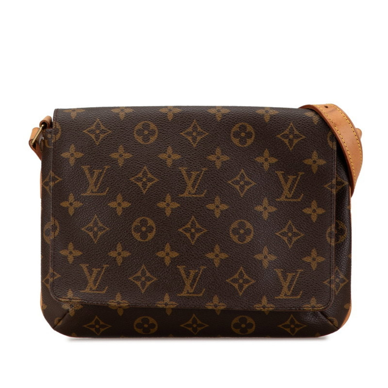 Louis Vuitton Monogram Musette Tango Shoulder Bag Brown PVC Leather Women: Louis Vuitton Monogram Musette Tango Shoulder Bag Brown PVC Leather Women This Louis Vuitton Monogram Musette Tango Shoulder Bag is crafted from durable PVC leather in a classic brown color. Designed 