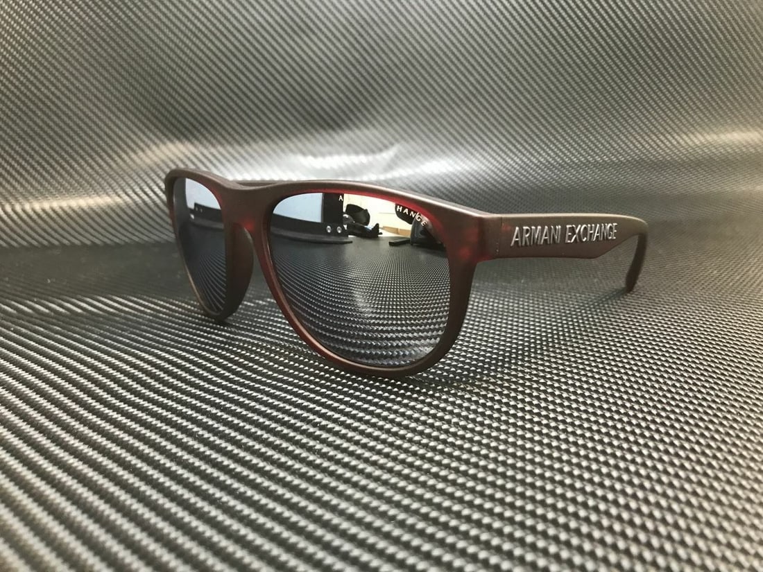 Armani Exchange AX4096S Bordeaux Polarized Sunglasses 57mm Men's Square Beige Frame: Armani Exchange AX4096S Bordeaux Polarized Sunglasses 57mm Men's Square Beige Frame The Armani Exchange AX4096S sunglasses feature a stylish square design with a frame color in beige. These men's pola