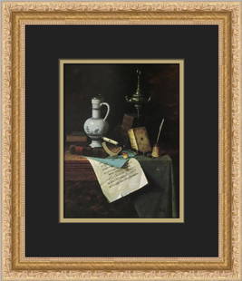 William Michael Harnett My Gems Framed Print 14x12: William Michael Harnett My Gems Framed Print 14x12 This beautiful custom framed print titled 'My Gems' by artist William Michael Harnett features a realism still life style. Produced in the United Sta