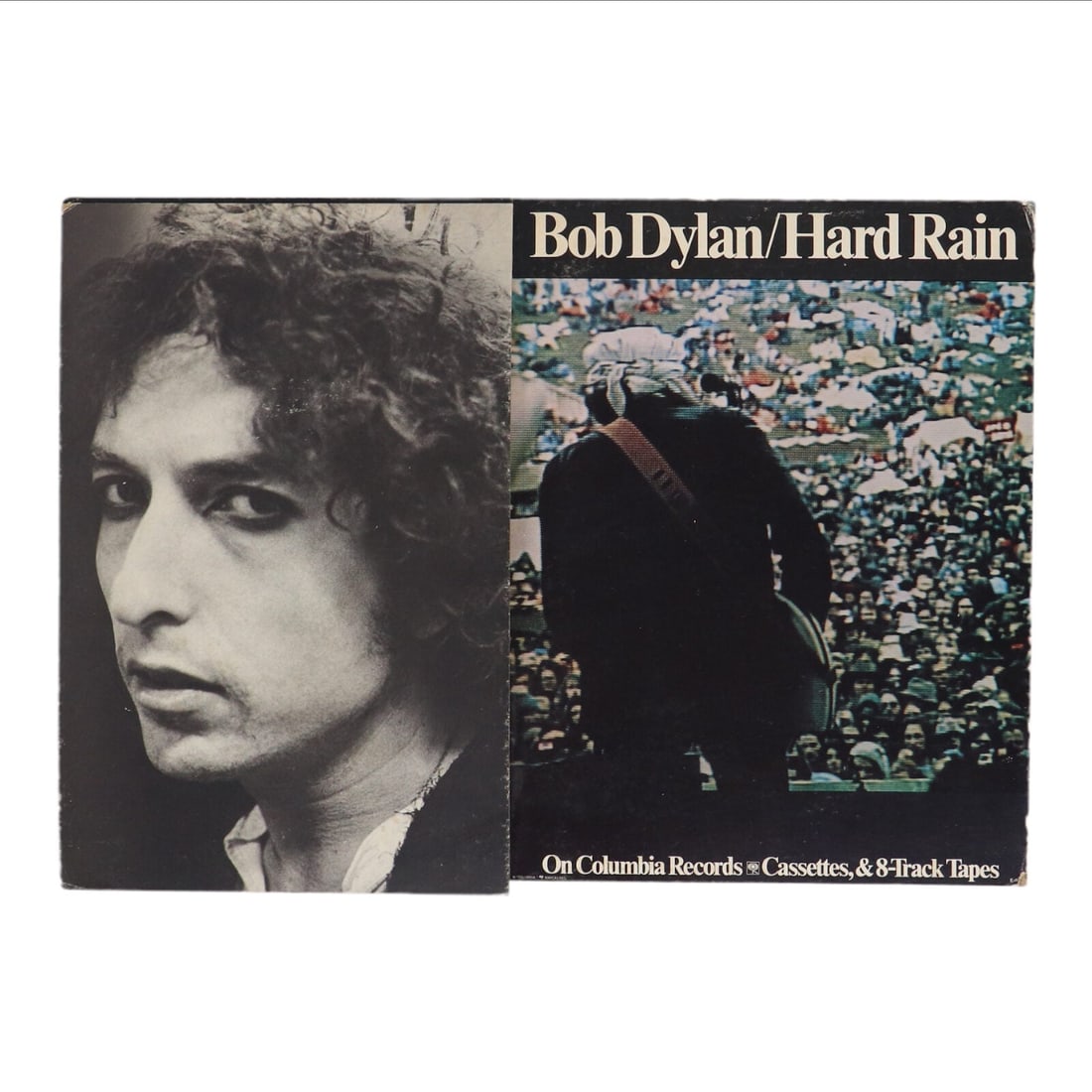1976 Bob Dylan Hard Rain Stand Up Promo Display: 1976 Bob Dylan Hard Rain Stand Up Promo Display Original 1976 Bob Dylan Hard Rain Stand Up Promo Display . This is a true vintage display, not a modern reproduction. Display is in good condition, plea