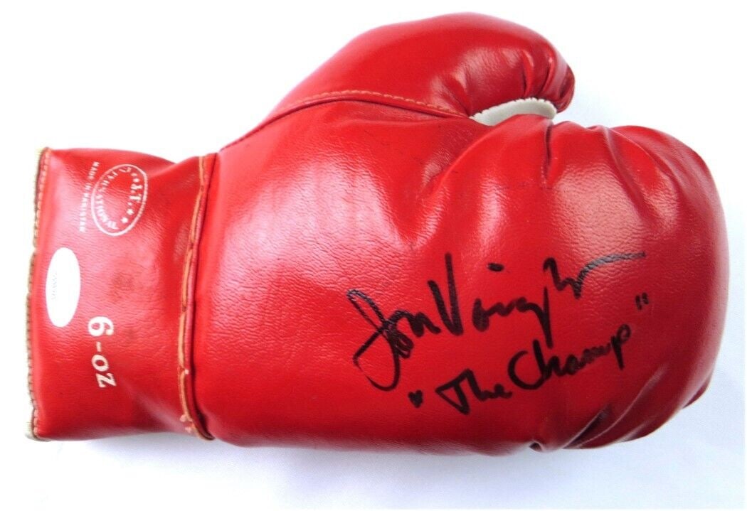 Jon Voight Signed Boxing Glove Inscribed "The Champ" JSA Authenticated: Jon Voight Signed Boxing Glove Inscribed "The Champ" JSA Authenticated Jon Voight Signed Autographed Boxing Glove "The Champ" Inscribed JSA. Industry: Movies. Original/Reproduction: Original. Signed B