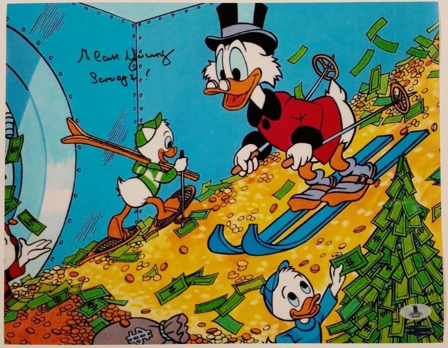 ALAN YOUNG Signed 11x14 Photo #6 Voice of Scrooge McDuck Auto w/ Beckett BAS COA: ALAN YOUNG Signed 11x14 Photo #6 Voice of Scrooge McDuck Auto w/ Beckett BAS COA Signed: Yes Object Type: Photograph Industry: Movies Original/Reproduction: Original While the lot images are represent