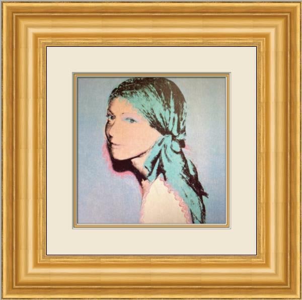Andy Warhol Pop Art Dorothy Lichtenstein Custom Framed Print 17x18 in: Andy Warhol Pop Art Dorothy Lichtenstein Custom Framed Print 17x18 in This custom framed print features a Pop Art depiction of Dorothy Lichtenstein by Andy Warhol, created in 1974. The artwork utilize