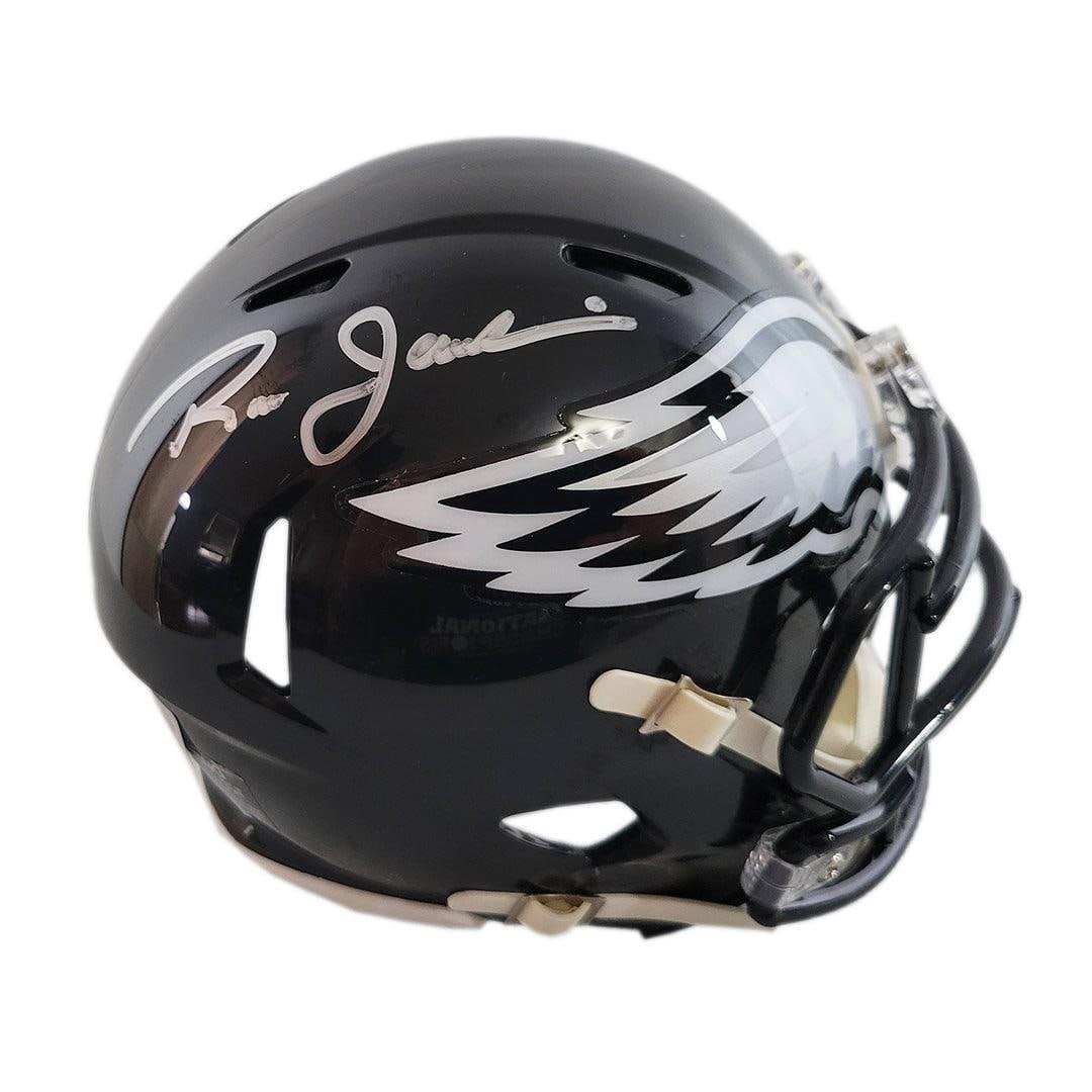 Ron Jaworski Signed Philadelphia Eagles Mini Football Helmet: Ron Jaworski Signed Philadelphia Eagles Mini Football Helmet A mini Riddell Alternate Speed NFL football helmet autographed by Ron Jaworski. This item is authenticated by Beckett and includes a Witnes