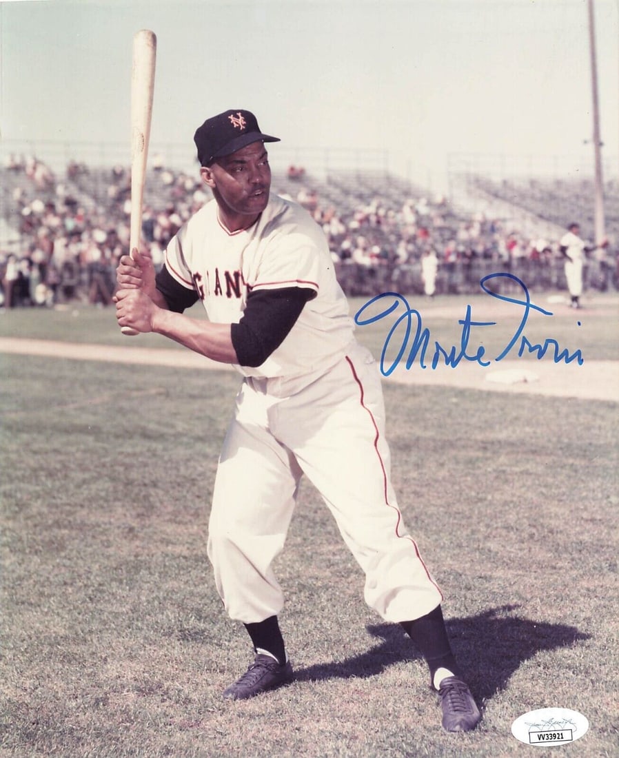 Monte Irvin Signed 8x10 Photo San Francisco Giants (JSA VV33921): Monte Irvin Signed 8x10 Photo San Francisco Giants (JSA VV33921) Monte Irvin Signed 8x10 Photo San Francisco Giants (JSA VV33921). Player: Willie Horton. Sport: Baseball-MLB. Autograph Authentication: