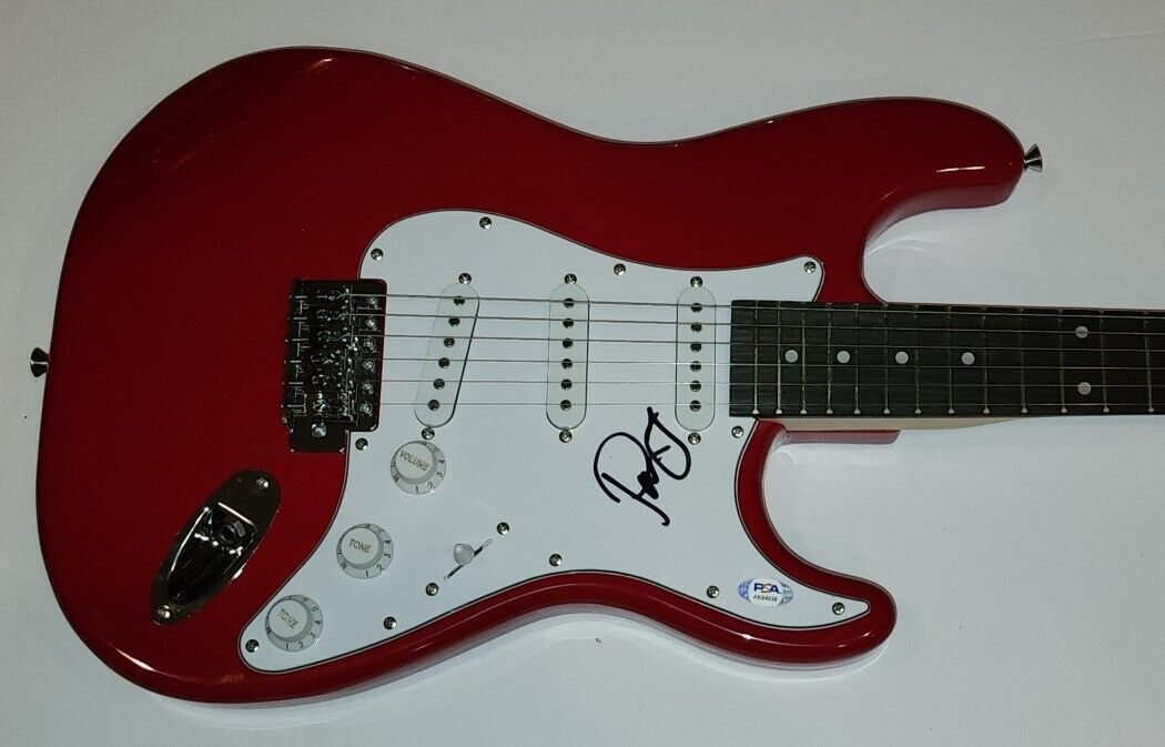 Paris Jackson Autographed Electric Guitar with PSA Authentication: Paris Jackson Autographed Electric Guitar with PSA Authentication Paris Jackson Signed Autographed Electric Guitar Model/Actress PSA. Industry: Music. Object Type: Guitar & Guitar Pick. Original/Repro