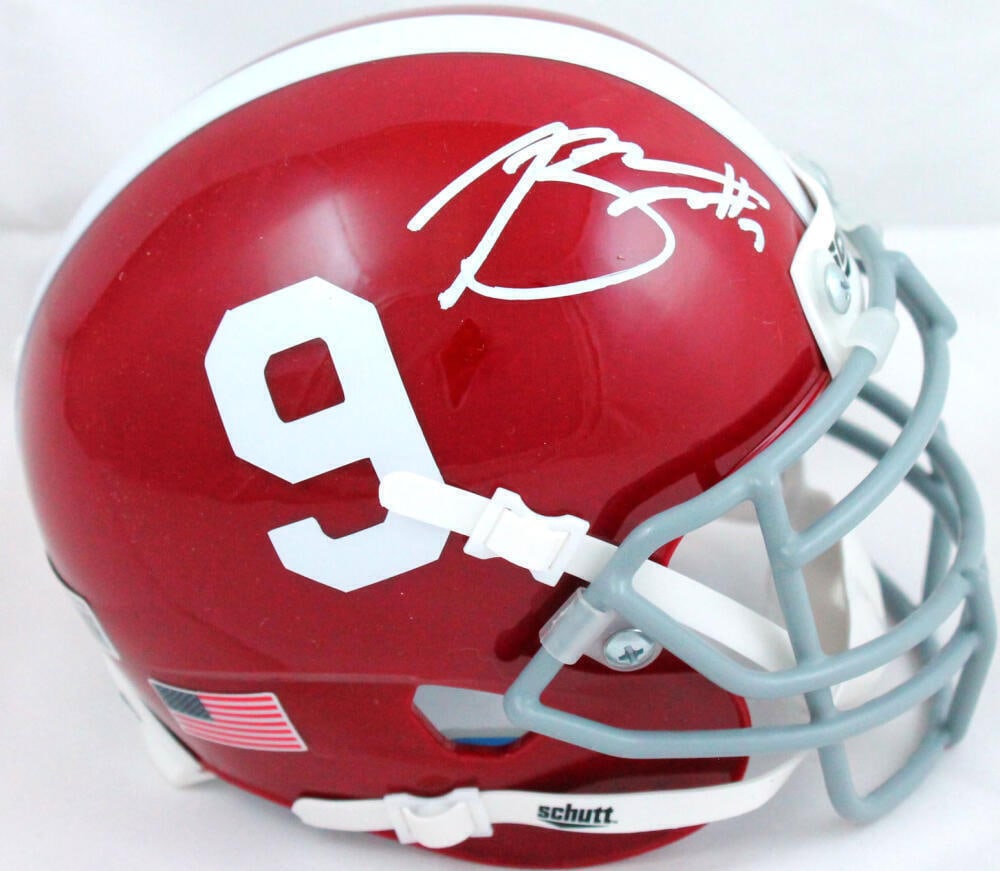 Bryce Young Autographed Alabama Crimson Tide Mini Helmet: Bryce Young Autographed Alabama Crimson Tide Mini Helmet Bryce Young Autographed Alabama Crimson Tide Schutt Mini Helmet-Beckett W Holo. Sport: Football. Product: Helmet. Original/Reprint: Original. P