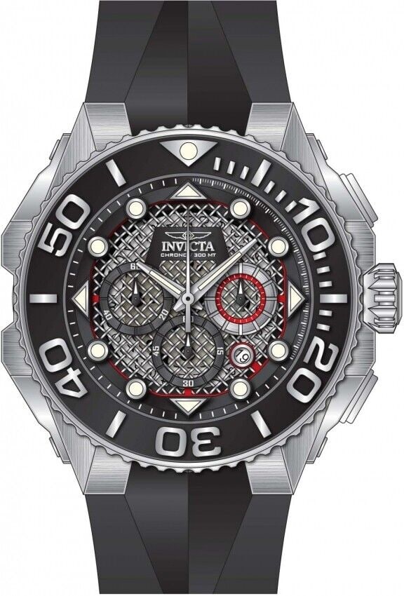 Invicta Coalition Forces Men's Quartz Watch 53.5mm Black Silver Model 23884: Invicta Coalition Forces Men's Quartz Watch 53.5mm Black Silver Model 23884 This Invicta Coalition Forces men's wristwatch features a durable quartz movement and a striking 53.5mm black and silver des