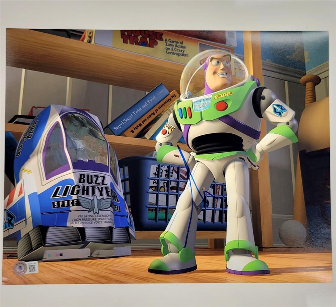 Tim Allen signed Toy Story 11x14 photo Buzz Lightyear autograph Beckett BAS Holo: Tim Allen signed Toy Story 11x14 photo Buzz Lightyear autograph Beckett BAS Holo Character: Ant Man Industry: Movies Object Type: Photograph Original/Reproduction: Original Autograph Authentication: B