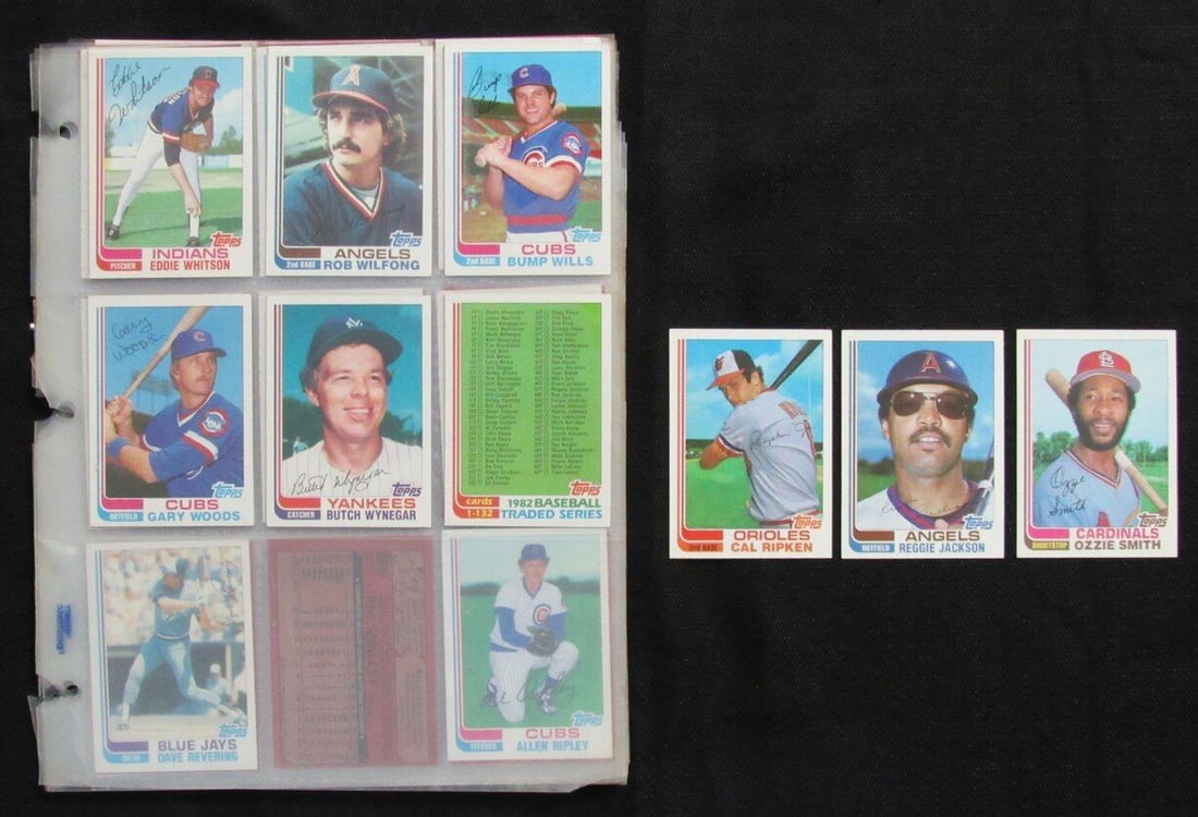 1982 Topps Traded Baseball Card Set with Ripken Jr and Smith RC: 1982 Topps Traded Baseball Set (132) Ripken Jr RC O. Smith RC Jackson 189827 League: Major League (MLB) Manufacturer: Topps Number Of Cards: 792 Original/Licensed Reprint: Original Set: 1983 Topps Spo
