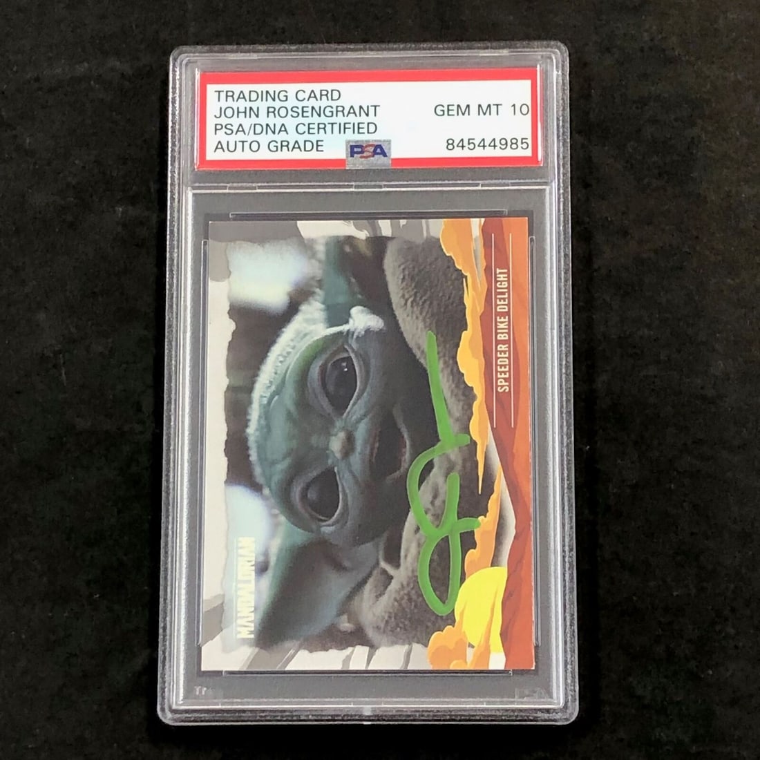 2020 Topps Star Wars Mandalorian John Rosengrant Signed Card AUTO 10: 2020 Topps Star Wars Mandalorian John Rosengrant Signed Card AUTO 10 2020 Topps Star Wars The Mandalorian #23 John Rosengrant Signed Card AUTO 10 PSA. This is an original card featuring the signature 