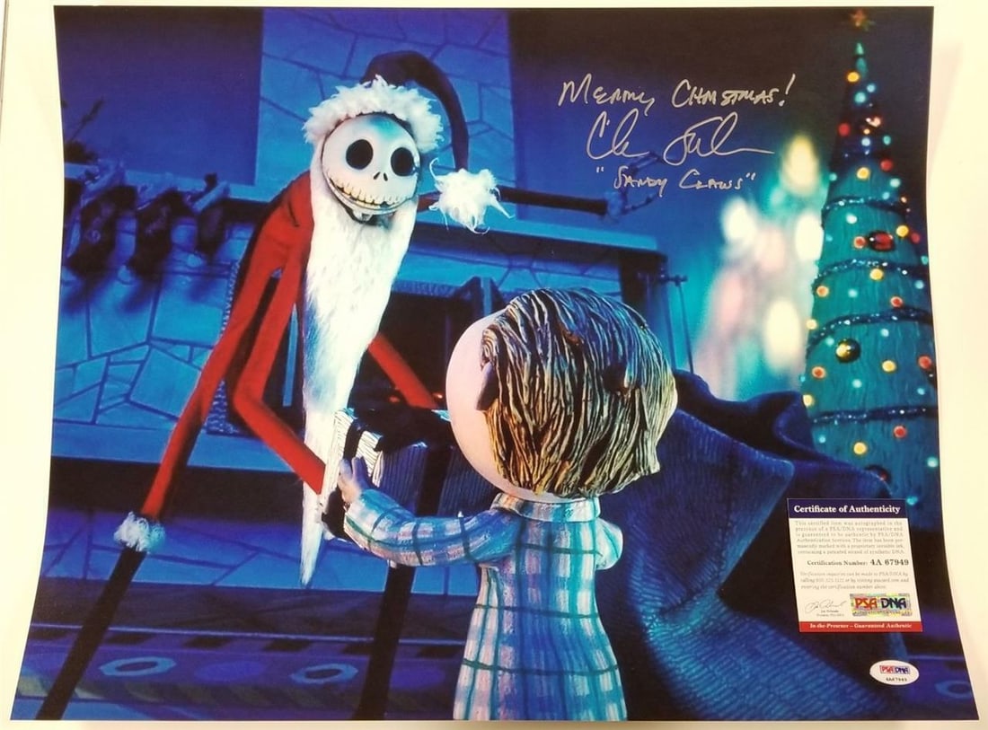 Chris Sarandon signed 16x20 Photo #5 Nightmare Jack Skellington B ~ PSA/DNA COA: Chris Sarandon signed 16x20 Photo #5 Nightmare Jack Skellington B ~ PSA/DNA COA Industry: Movies Object Type: Photograph Original/Reproduction: Original While the lot images are representative of the 