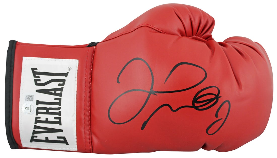 Floyd Mayweather Jr Signed Boxing Glove with Beckett Authentication: Floyd Mayweather Jr Signed Boxing Glove with Beckett Authentication Floyd Mayweather Jr Signed Red Right Hand Everlast Boxing Glove BAS #BP00967. Sport: Boxing. Product: Glove. Original/Reprint: Origi