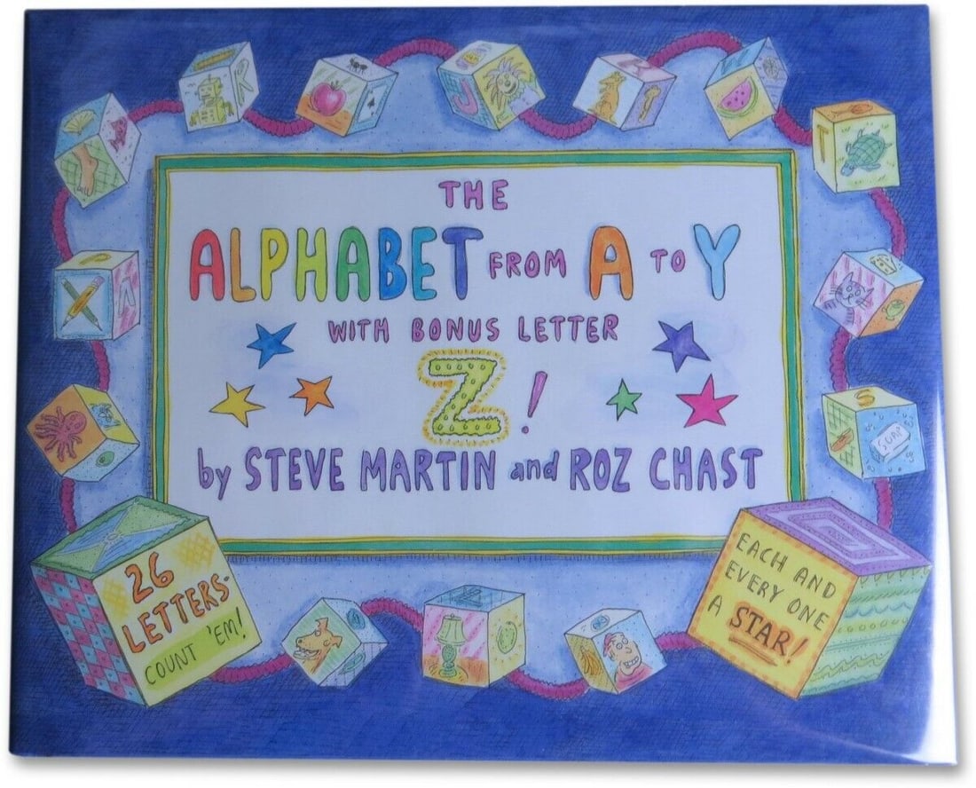 Steve Martin Roz Chast Signed Book The Alphabet A to Y: Steve Martin Roz Chast Signed Book The Alphabet A to Y Steve Martin Roz Chast Signed Autographed Book The Alphabet from A to Y. Industry: Movies. Original/Reproduction: Original. Autograph Authenticat