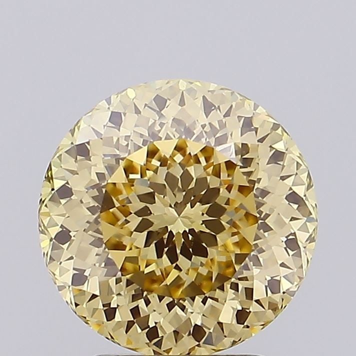 Loose Diamond - ROUND 3.1ct Fancy Intense Yellow VVS2: Loose Diamond - ROUND 3.1ct Fancy Intense Yellow VVS2 Source: This is a real non-mined Diamond that has been grown in a lab Shape: ROUND Carats: 3.1 Color: Fancy Intense Yellow Certification: IGI Vide