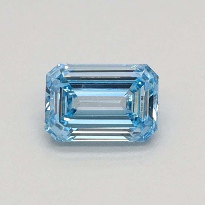 Loose Diamond - EMERALD 0.35ct Fancy Intense Blue VS1: Loose Diamond - EMERALD 0.35ct Fancy Intense Blue VS1 Source: This is a real non-mined Diamond that has been grown in a lab Shape: EMERALD Carats: 0.35 Color: Fancy Intense Blue Certification: IGI Vid