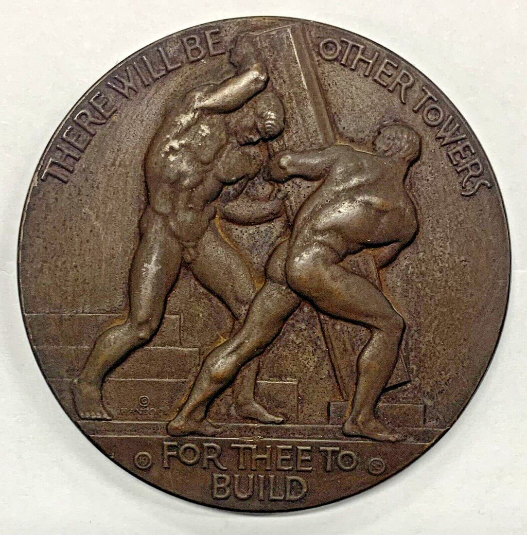 1940 Society Of Medalists Bronze Medal by Walker Hancock 3 Inches: 1940 Society Of Medalists Bronze Medal by Walker Hancock 3 Inches This 1940 Society Of Medalists 22nd Issue Medal features the renowned artist Walker Hancock. The medal has a diameter of 3 inches and 