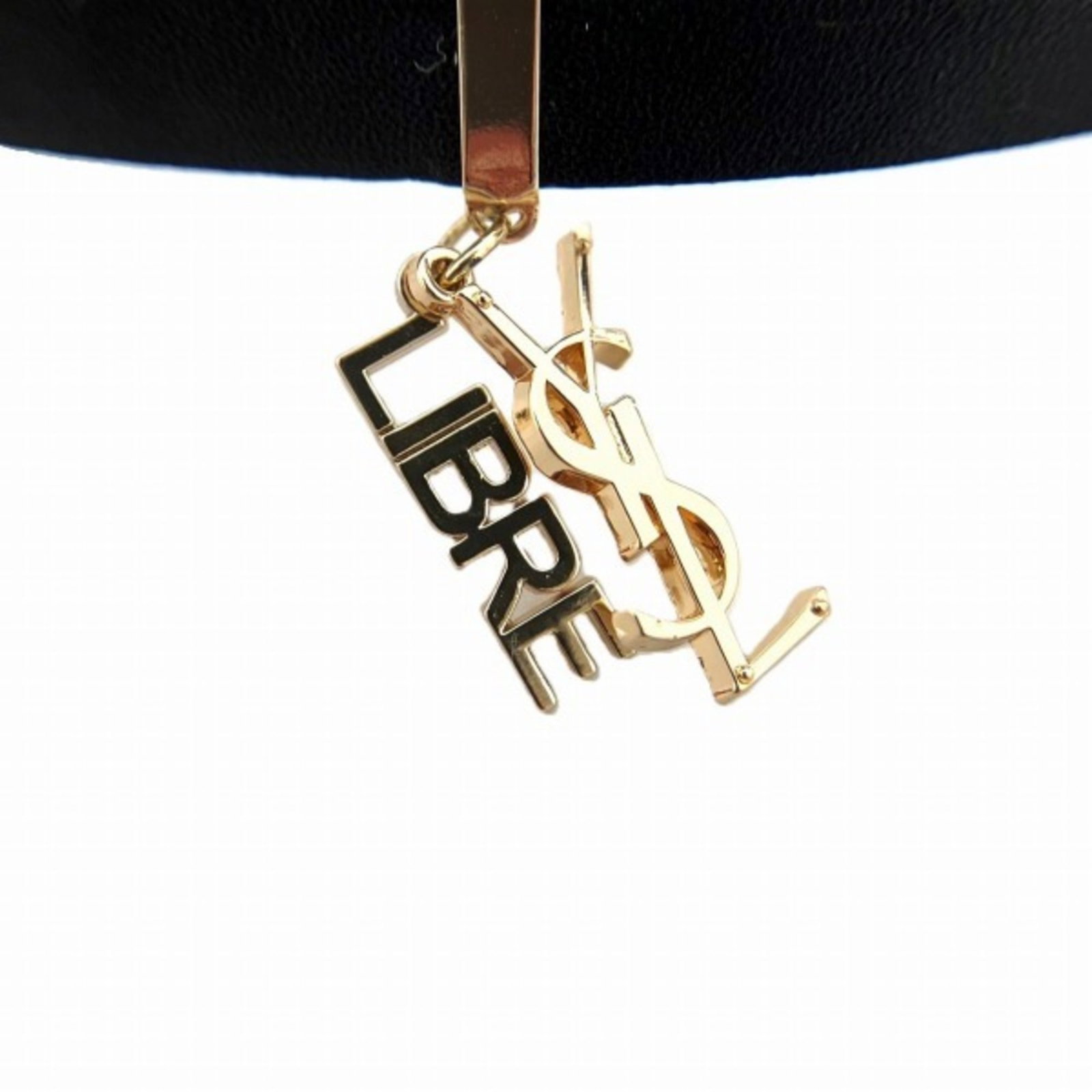 Yves Saint Laurent LIBRE Black Leather Choker Unisex Accessory: Yves Saint Laurent LIBRE Black Leather Choker Unisex Accessory Yves Saint Laurent LIBRE YSL Leather Choker Accessory. Brand: Yves Saint Laurent. Necklace Type: Choker. Gender: Men Women Unisex. Materi