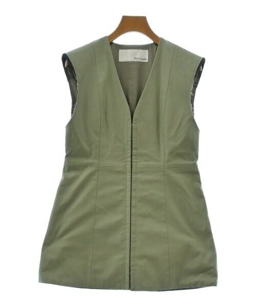 Whim Gazette Khaki Women's Vest Size 38 Regular Fit: Whim Gazette Khaki Women's Vest Size 38 Regular Fit Whim Gazette Vest in Khaki, size 38 (Approx. M). This women's vest features a regular fit and is categorized as a best type item. The color is khaki