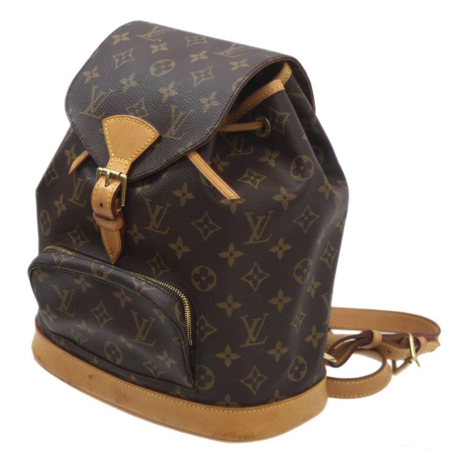 Louis Vuitton Montsouris MM Monogram Backpack for Women: Louis Vuitton Montsouris MM Monogram Backpack for Women This Louis Vuitton Montsouris MM Backpack is a stylish accessory crafted from the iconic Monogram material. Designed specifically for women, it 