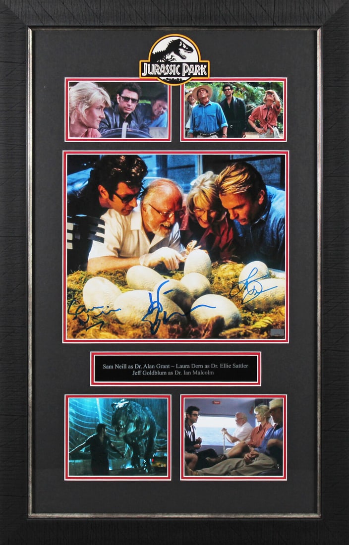 Jurassic Park 11x14 Framed Photo Signed by Neil Dern Goldblum with Beckett Authentication: Jurassic Park 11x14 Framed Photo Signed by Neil Dern Goldblum with Beckett Authentication Jurassic Park (3) Neil Dern & Goldblum Signed 11x14 Framed Photo BAS. Industry: Movies. Object Type: Photograp