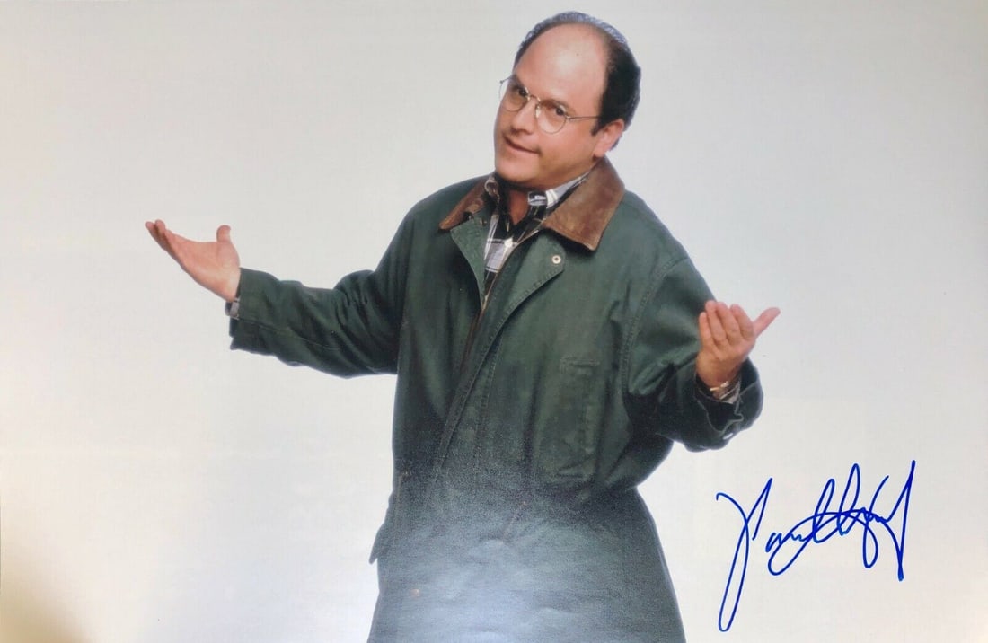Jason Alexander Signed Seinfeld Photo 12x18: Jason Alexander Signed Seinfeld Photo 12x18 This is an original 12x18 photo signed by Jason Alexander, known for his role as George in the television show Seinfeld. Perfect for collectors and fans of