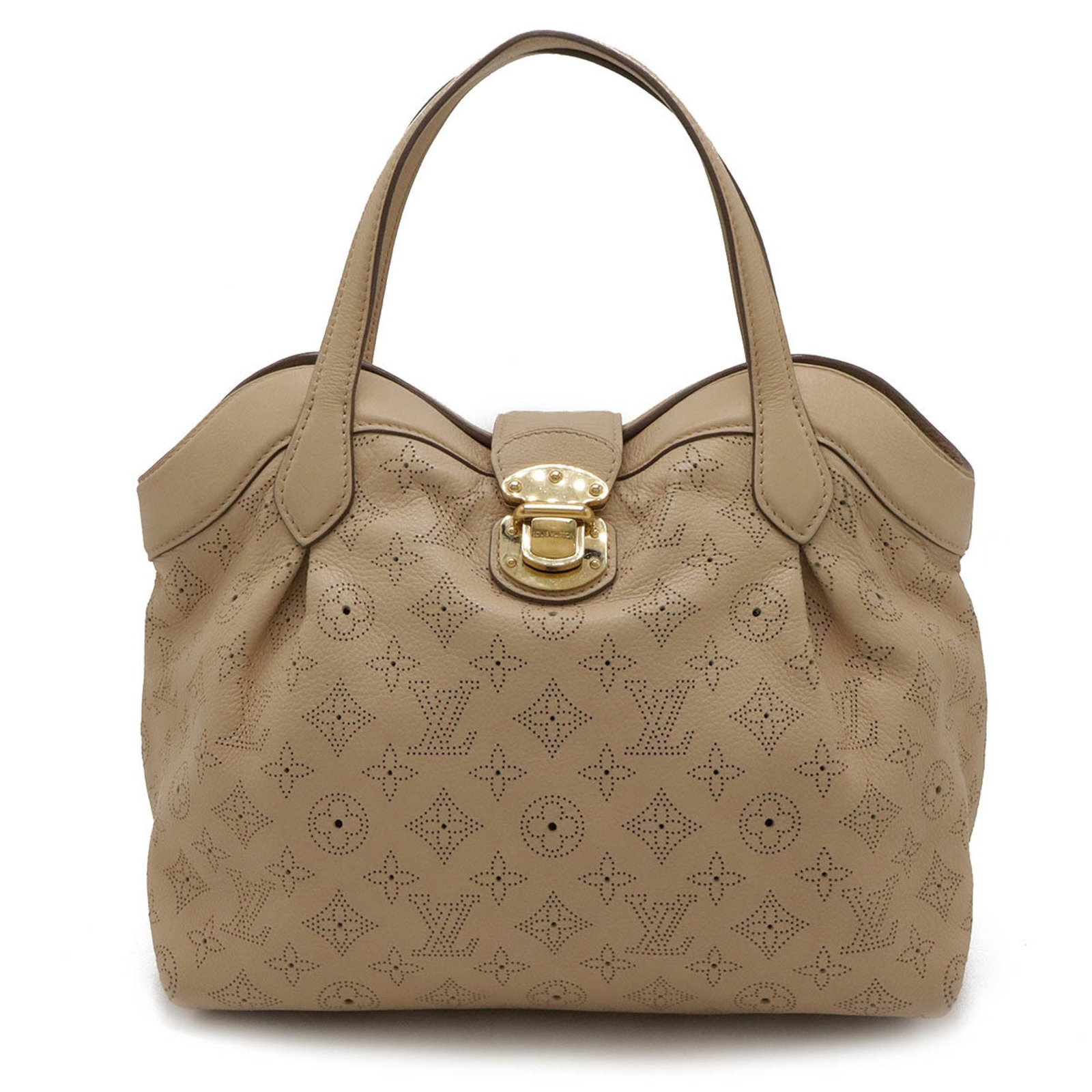 Louis Vuitton Mahina Seals PM Tote Bag Opal Leather 27cm x 30cm x 20cm: Louis Vuitton Mahina Seals PM Tote Bag Opal Leather 27cm x 30cm x 20cm This LOUIS VUITTON Monogram Mahina Seals PM Handbag Tote Bag is crafted from premium Mahina leather in a beautiful opal color. De
