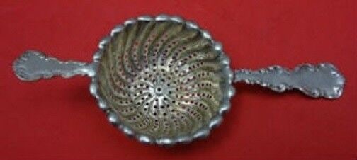 Whiting Louis XV Sterling Silver Tea Strainer 6 Inches: Whiting Louis XV Sterling Silver Tea Strainer 6 Inches This exquisite tea strainer is crafted by Whiting Manufacturing Company in the elegant Louis XV pattern. Made from sterling silver, this function