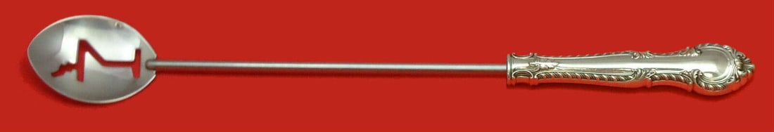 Gorham Sterling Silver English Gadroon Martini Spoon 10 inches: Gorham Sterling Silver English Gadroon Martini Spoon 10 inches This English Gadroon serving spoon by Gorham is crafted from sterling silver and features a hollow handle with a stainless implement, spe