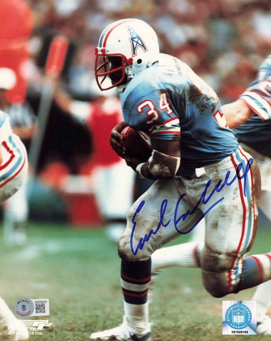 Joe Theismann Signed 8x10 Photo Washington Redskins Beckett Authentication: Joe Theismann Signed 8x10 Photo Washington Redskins Beckett Authentication Earl Campbell (Houston Oiler/Hall of Fame) signed 8x10 photo-BAS. Sport: Football. Player: Joe Theismann. Signed: Yes. Autogr