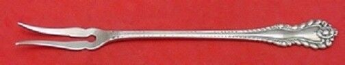 Mazarin Pattern Sterling Silver Butter Pick by Dominick & Haff 5.75 Inches: Mazarin Pattern Sterling Silver Butter Pick by Dominick & Haff 5.75 Inches This Mazarin by Dominick & Haff butter pick features a 2-tine design and is made of sterling silver. Crafted between 1850 and