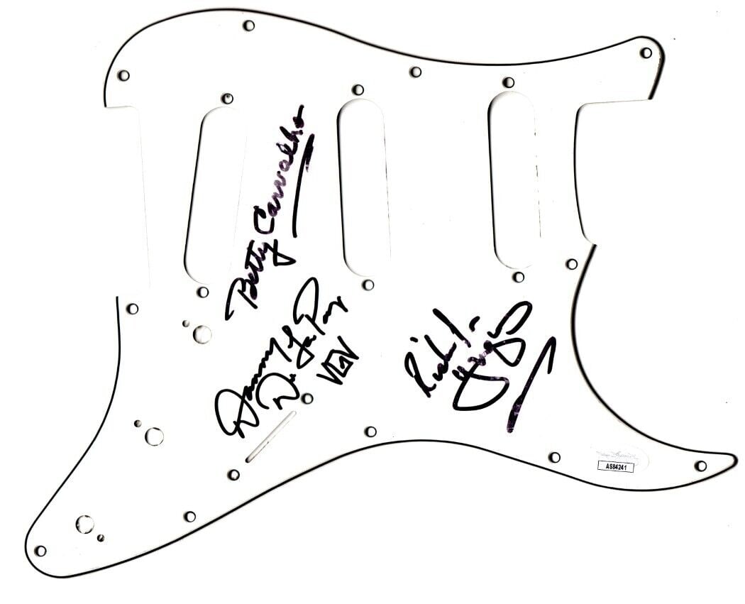 Boulevard Nights Guitar Pickguard Signed by Yniguez De La Paz Carvalho (1 of 2)