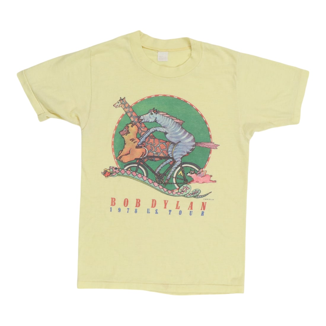 1978 Bob Dylan US Tour Shirt: 1978 Bob Dylan US Tour Shirt Original 1978 Bob Dylan US Tour Shirt. This is a true vintage shirt, not a modern reproduction. Sizes vary so please use measurements for best idea on fit. No back graphic