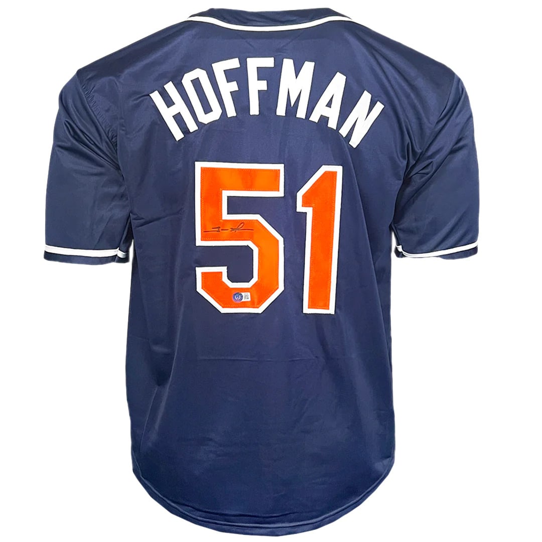 Trevor Hoffman Signed San Diego Baseball Jersey Blue MLB: Trevor Hoffman Signed San Diego Baseball Jersey Blue MLB Trevor Hoffman Signed San Diego Blue Baseball Jersey (Beckett). Autograph Authentication: Beckett. League: MLB. Original/Reprint: Original. Pro