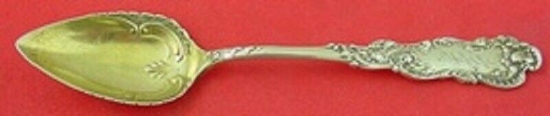 Frank Smith Baronial Sterling Silver Grapefruit Spoon Goldwashed 5.5 Inches: Frank Smith Baronial Sterling Silver Grapefruit Spoon Goldwashed 5.5 Inches This is a Baronial grapefruit spoon by Frank Smith, crafted from sterling silver with a goldwashed finish. Measuring 5 1/2"