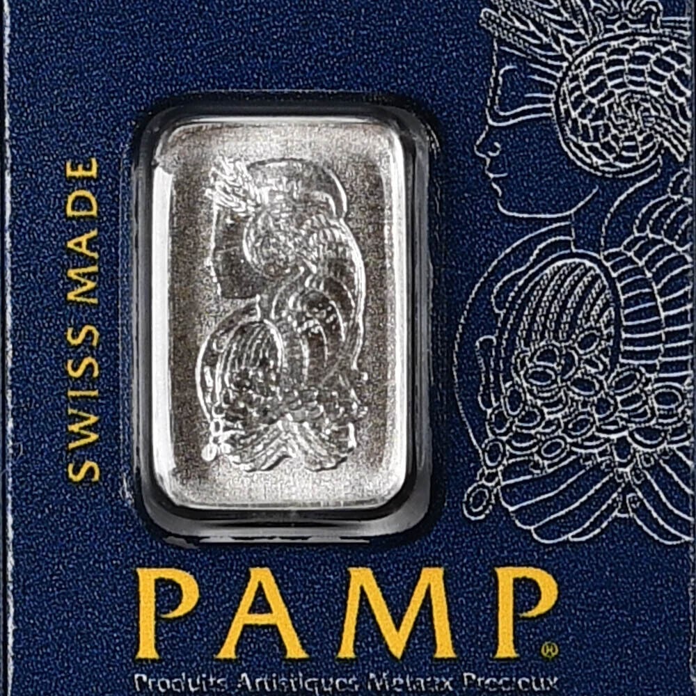 1 Gram PAMP SWISS Platinum Bar Sealed Mint Condition 0.999 Fineness: 1 Gram PAMP SWISS Platinum Bar Sealed Mint Condition 0.999 Fineness This 1 Gram Platinum Bar from PAMP SWISS is a high-quality investment piece, featuring a fine platinum composition. The bar is in mi