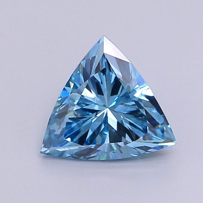 Loose Diamond - TRIANGULAR 1.19ct Fancy Vivid Blue VS2: Loose Diamond - TRIANGULAR 1.19ct Fancy Vivid Blue VS2 Source: This is a real non-mined Diamond that has been grown in a lab Shape: TRIANGULAR Carats: 1.19 Color: Fancy Vivid Blue Certification: IGI V