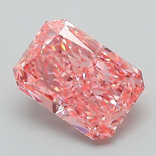 Loose Diamond - RADIANT 1.12ct Fancy Vivid Pink VS1: Loose Diamond - RADIANT 1.12ct Fancy Vivid Pink VS1 Source: This is a real non-mined Diamond that has been grown in a lab Shape: RADIANT Carats: 1.12 Color: Fancy Vivid Pink Certification: IGI Video: