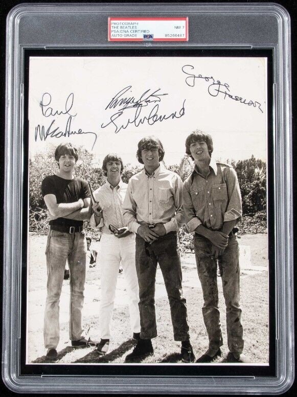 The Beatles (4) Signed/Autographed c. 1965 Help! 8x10 Photo PSA/DNA RARE 189636