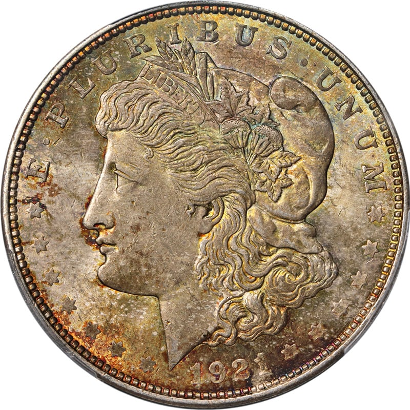 1921-D Morgan Silver Dollar PCGS MS64 Uncirculated Silver Coin: 1921-D Morgan Silver Dollar PCGS MS64 Uncirculated Silver Coin This 1921-D Morgan Silver Dollar is certified by PCGS with a grade of MS64, indicating its uncirculated condition and decent eye appeal. 