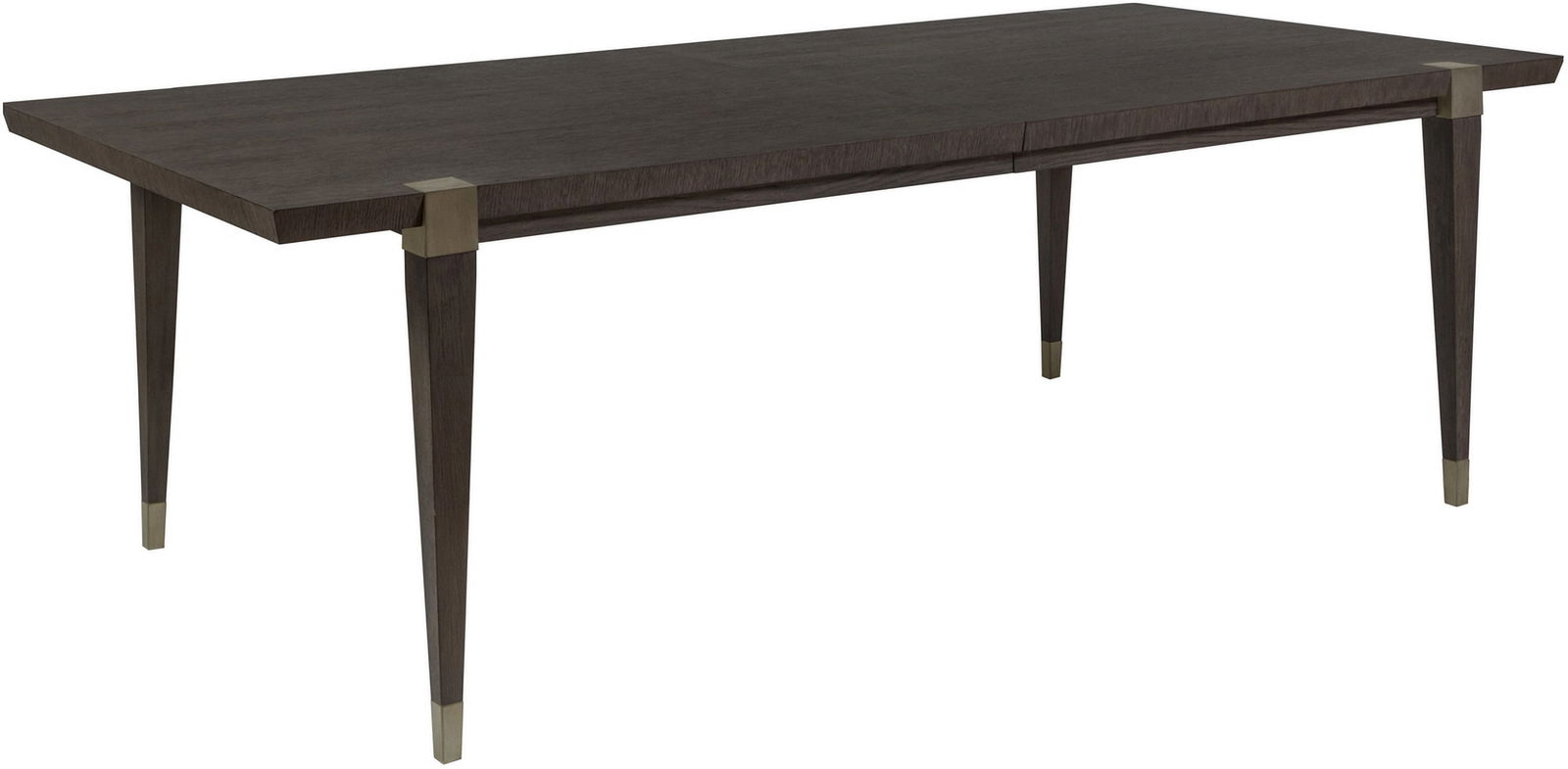 Signature Designs Belevedere Extens Dining Table: Signature Designs Belevedere Extens Dining Table Transitional designs crafted from deeply sandblasted quartered oak veneers in a classic Falcon brown finish with gray undertones and antiqued brushed n