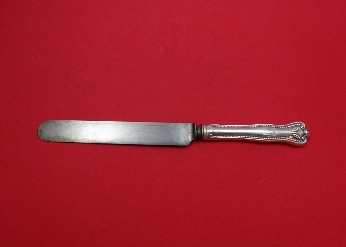 Newport Shell by Frank Smith Sterling Silver Dinner Knife Blunt 9 5/8": Newport Shell by Frank Smith Sterling Silver Dinner Knife Blunt 9 5/8" Seller Notes: " Excellent" Pattern: Newport Shell Brand: Frank Smith Type: Knife Composition: Sterling Silver Maker: Frank Smith