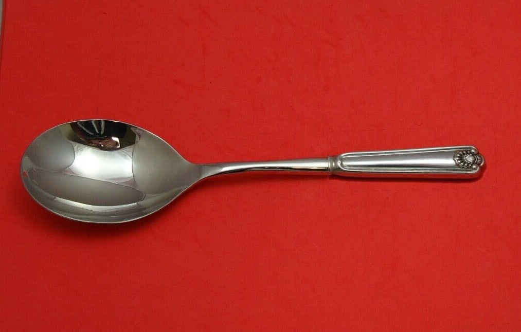 Fiddle Shell by Frank Smith Sterling Silver Casserole Spoon HH WS 11 1/4" Custom: Fiddle Shell by Frank Smith Sterling Silver Casserole Spoon HH WS 11 1/4" Custom Seller Notes: " Excellent condition" Brand: Frank Smith Pattern: Fiddle Shell Composition: Sterling Silver Type: Servin