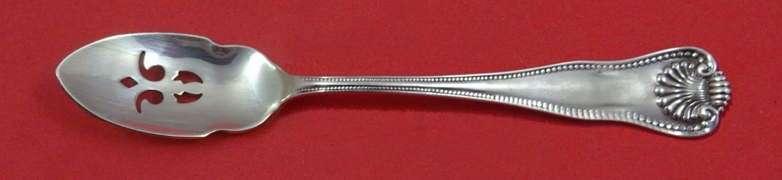 Newport Shell by Frank Smith Sterling Silver Olive Spoon Pierced 5 3/4" Custom: Newport Shell by Frank Smith Sterling Silver Olive Spoon Pierced 5 3/4" Custom Seller Notes: " Excellent" Maker: Frank Smith Composition: Sterling Silver Age: Post-1940 Type: Olive Spoon Newport shell